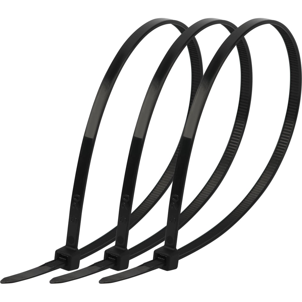 Изображение товара Кабельная стяжка ЭРА NO225195 нейлоновая 8.8x500 мм черная 100 шт/уп