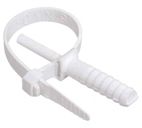 Изображение товара Хомут дюбельный ЭРА NO225213 7x150 мм белый (50 шт/уп) Б0066256