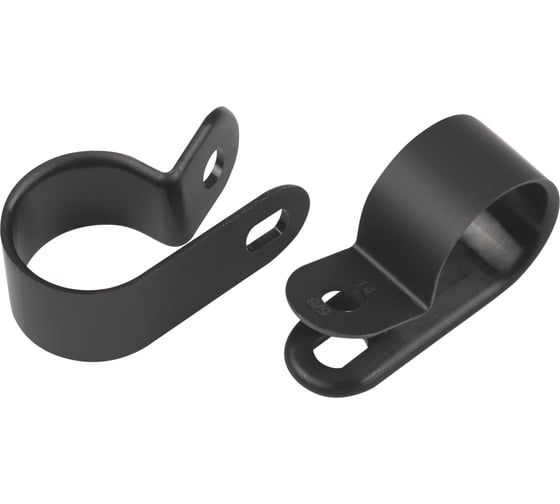 Изображение товара Скоба кабельная нейлоновая под винт ЭРА NO225269 6 мм черная 50 шт Б0066636