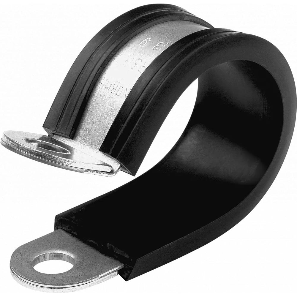 Изображение товара Хомут NORMA Rubber RSGU Р-Образный 7/12 W1, 10 шт, сталь без покрытия
