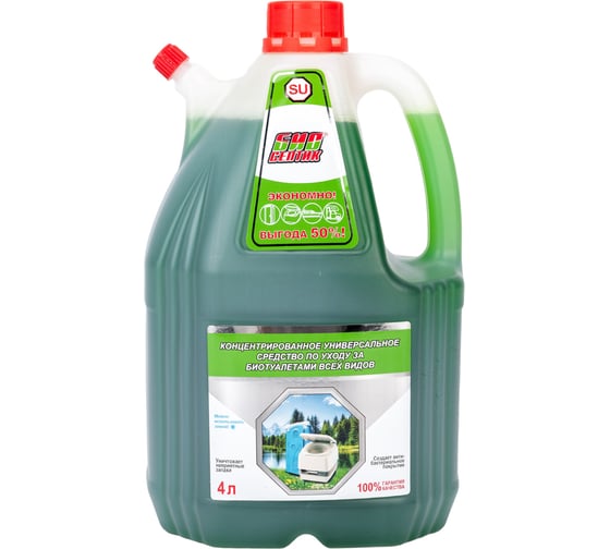Изображение товара Универсальное средство по уходу за биотуалетами всех видов 4 л Биосептик SU