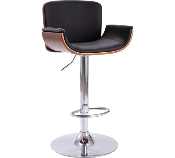 Изображение товара Стул барный Hesby Evoke, черный, коричневый HSBI_TG2980