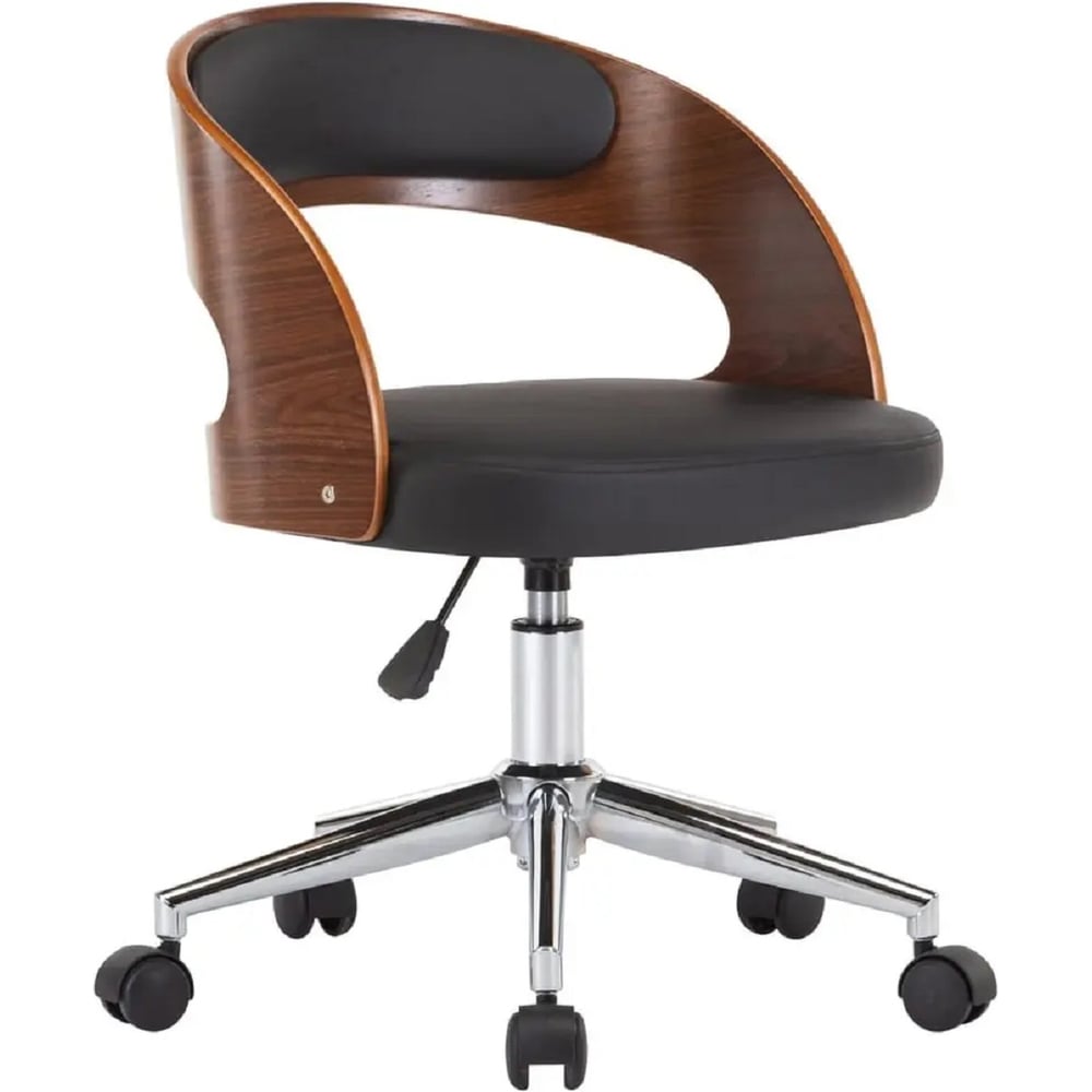 Изображение товара Компьютерный стул Hesby Echo черный и коричневый стиль лофт надежный