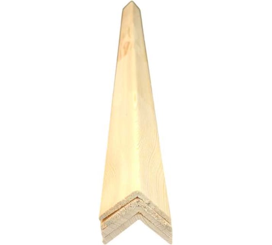 Изображение товара Уголок гладкий из дерева (хвоя) ООО Сибирский лес 1200x40x40 мм 4 шт. 4656760335140