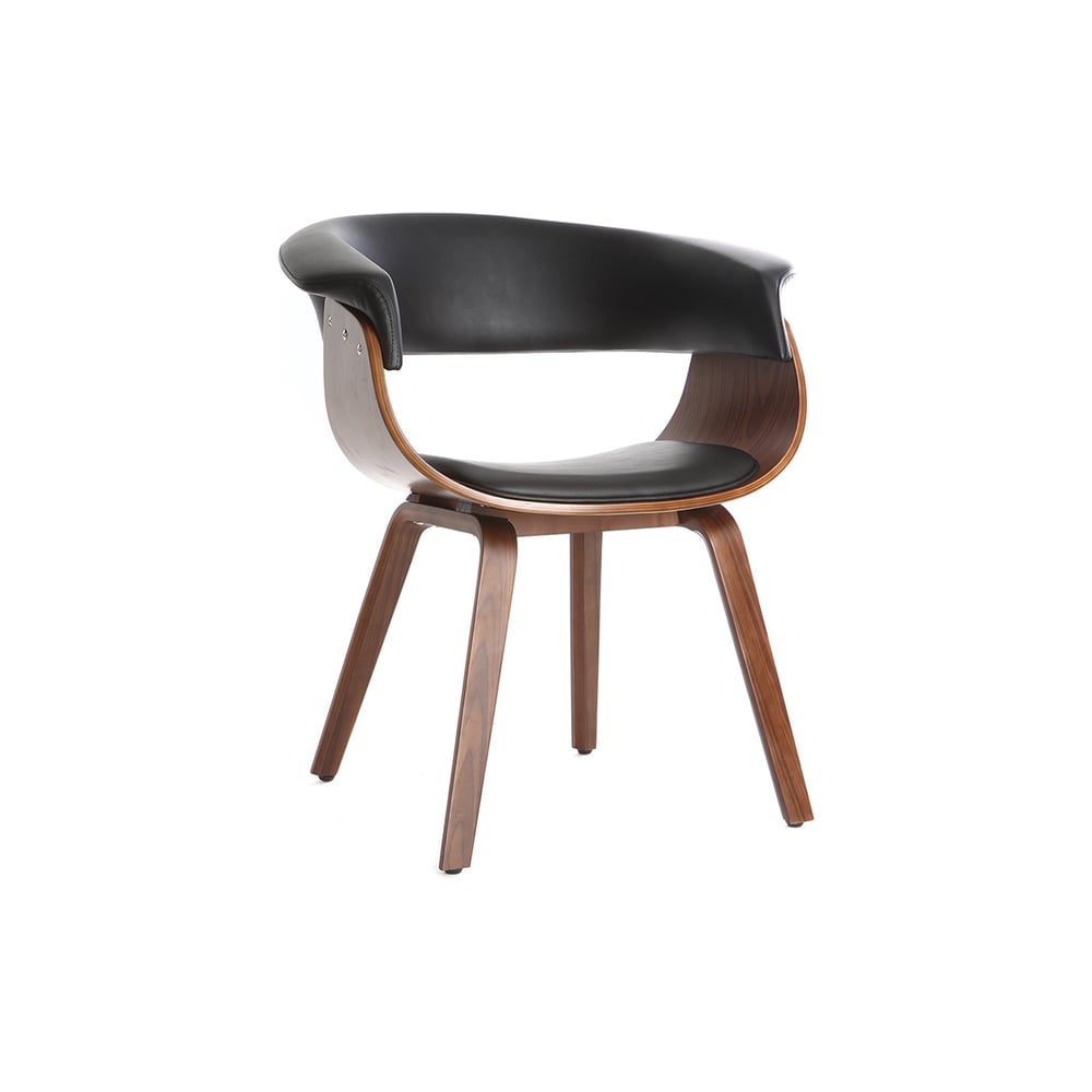 Изображение товара Стул Hesby Synchrony черный коричневый современный с подлокотниками