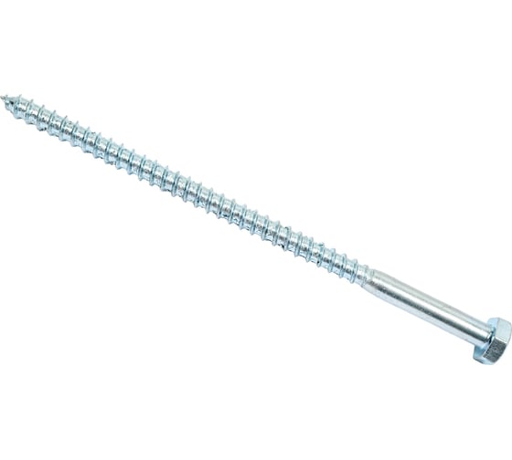 Изображение товара Сантехнический шуруп ЦКИ DIN571, 10х200 Ц, SW 17 уп. 10 шт. 62265