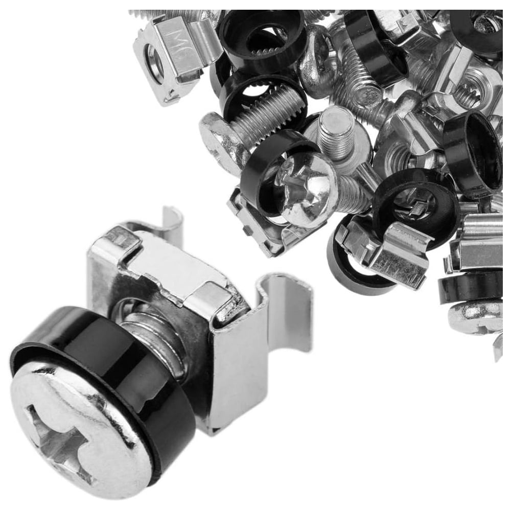 Изображение товара Крепежный комплект для патч-панелей 5bites NM-16, винты гайки шайбы 50 шт.