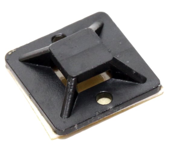 Изображение товара Самоклеящаяся площадка для крепления стяжек 5bites 25x25 мм, 50 шт. CTM2525-50BK