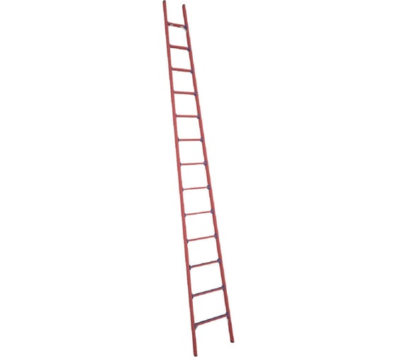 Изображение товара Приставная стеклопластиковая диэлектрическая лестница Антиток ЛСПД-4.8 Евро 413725