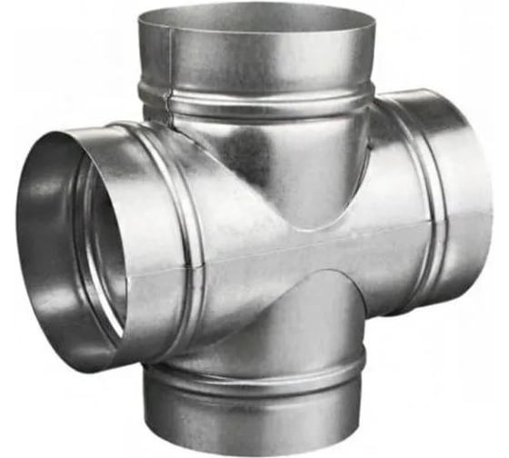 Изображение товара Крестовина ООО Вентмаркет D160, для круглых воздуховодов из оцинкованной стали T160X