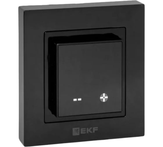 Изображение товара Термостат для теплых полов электронный EKF черный 16 A 230В ett-10b