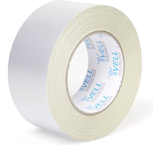 Изображение товара Светоотражающая лента Vell белая, 50 мм х 49,5 м 1376463