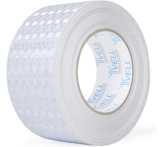 Изображение товара Светоотражающая лента Vell белая RT, 50 мм х 30 м 1376479