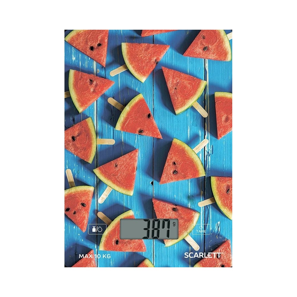 Изображение товара Кухонные электронные весы Scarlett 10 кг, сенсорное управление и точностью 1 г