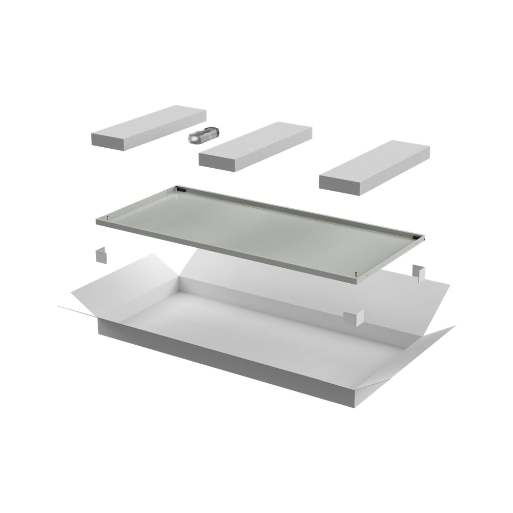 Изображение товара Дверь металлическая ITK LINEA E 600мм для шкафа 24U черная LE05-24U6X-DM