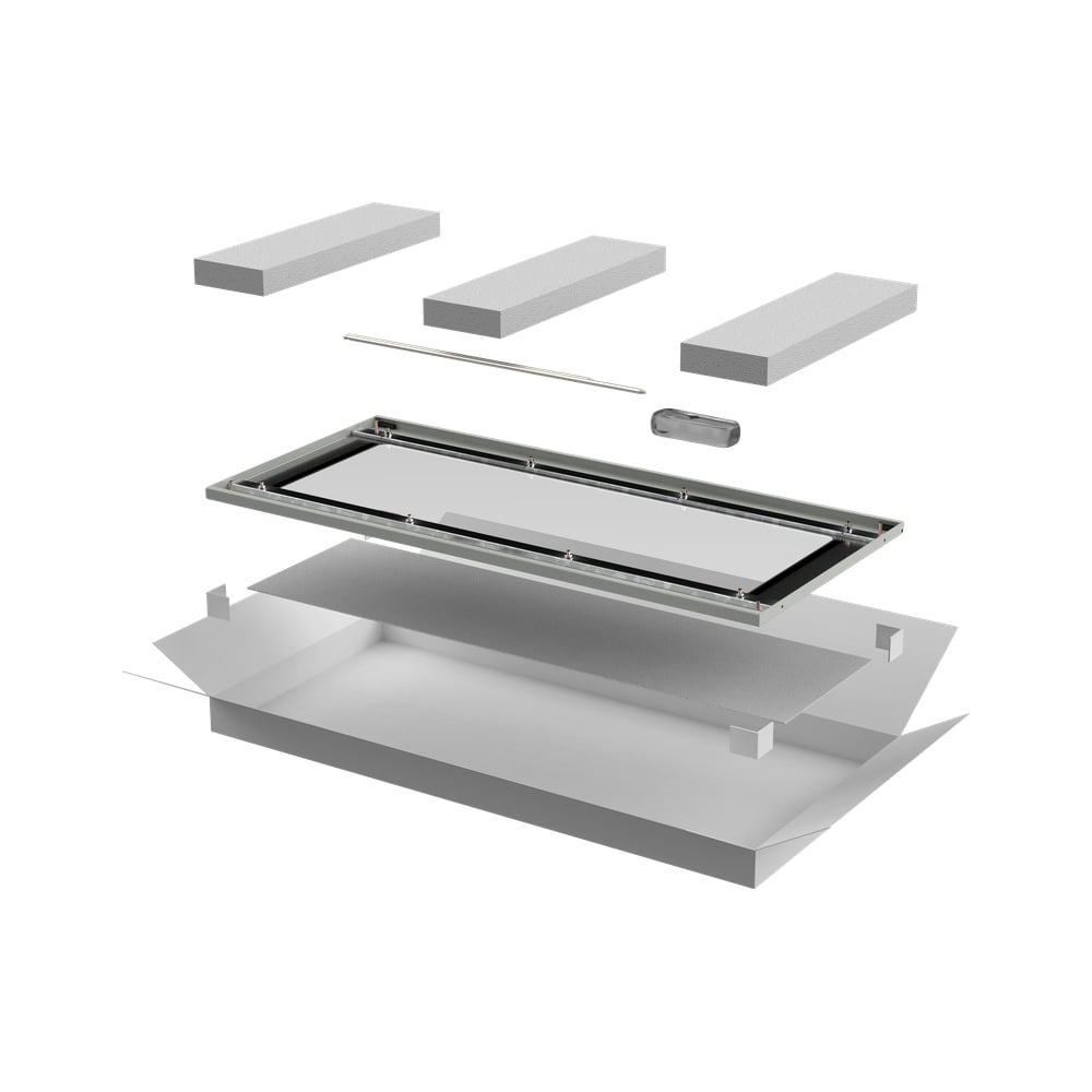 Изображение товара Стеклянная дверь ITK LINEA E 600мм для шкафа 18U черная