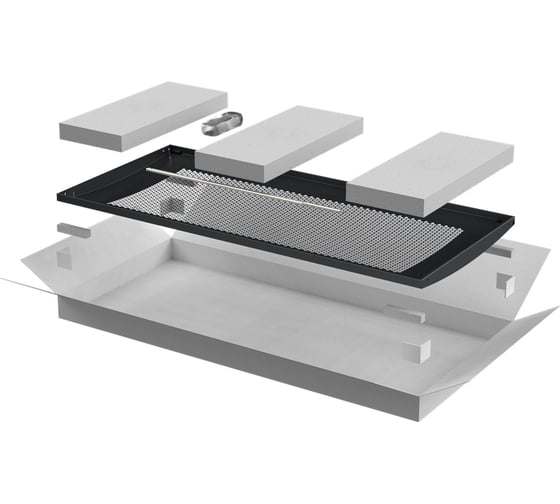 Изображение товара Дверь ITK LINEA N перфорированная, 600мм, для шкафа, 18U, черная LN05-18U6X-DP