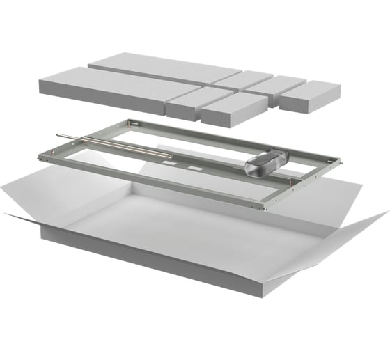 Изображение товара Дверь перфорированная двустворчатая ITK для шкафа LINEA N 18U 600мм серая LN35-18U6X-D2P