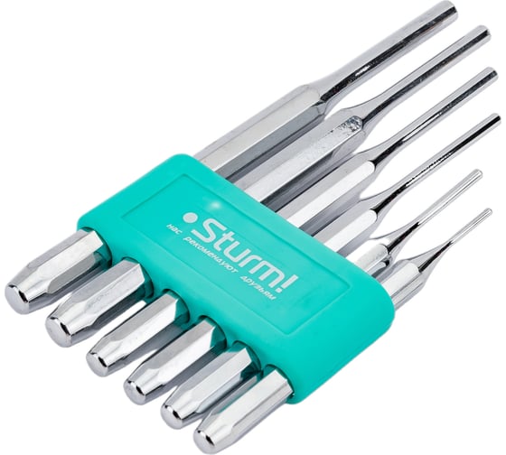 Изображение товара Набор выколоток Sturm 1017-05-6 6шт 2-8 мм 40Cr
