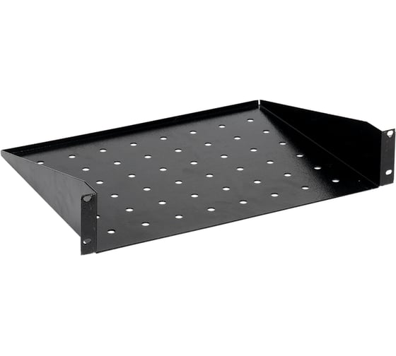 Изображение товара Полка консольная ITK L=550мм, 2U, черная RS05-550P-R