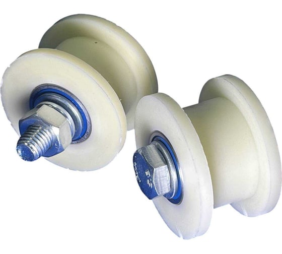 Изображение товара Ролик Rolik-Opt капролон, d.50 мм, под трубу 20x20 профильную - 2 шт. К2505-2