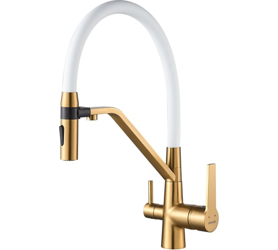 Изображение товара Смеситель для кухни с гибким изливом и подключением фильтра Shevanik S278G