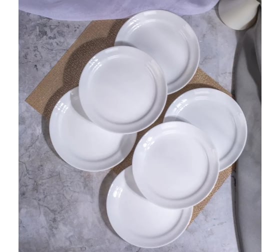 Изображение товара Набор десертных тарелок LUMINARC CANNES 6 шт, 19 см V9733-6ECOM