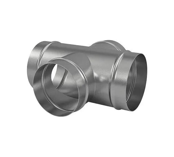 Изображение товара Крестовина для круглых воздуховодов Вентмаркет D400, из оцинкованной стали T400X