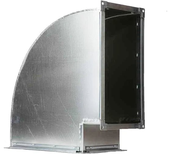 Изображение товара Отвод прямоугольный  Вентмаркет 100x150мм/90 из оцинкованной стали OTVQ100x150/90