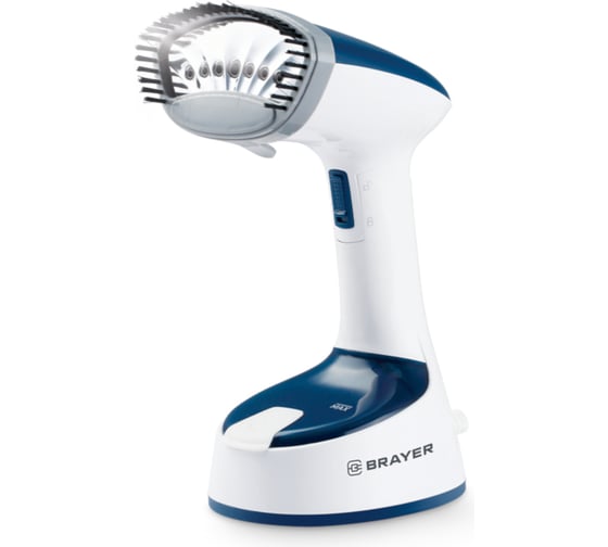 Изображение товара Ручной отпариватель BRAYER 4128BR 1500 Вт, пар 20 г/мин, съемная щетка, фиксация пара, 120 мл BR4128