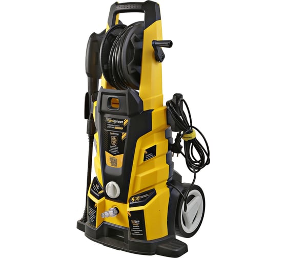 Изображение товара Мойка высокого давления Hanskonner 250 0Вт, 190 бар, ШВД-10м,барабан для шланга HPW9225R