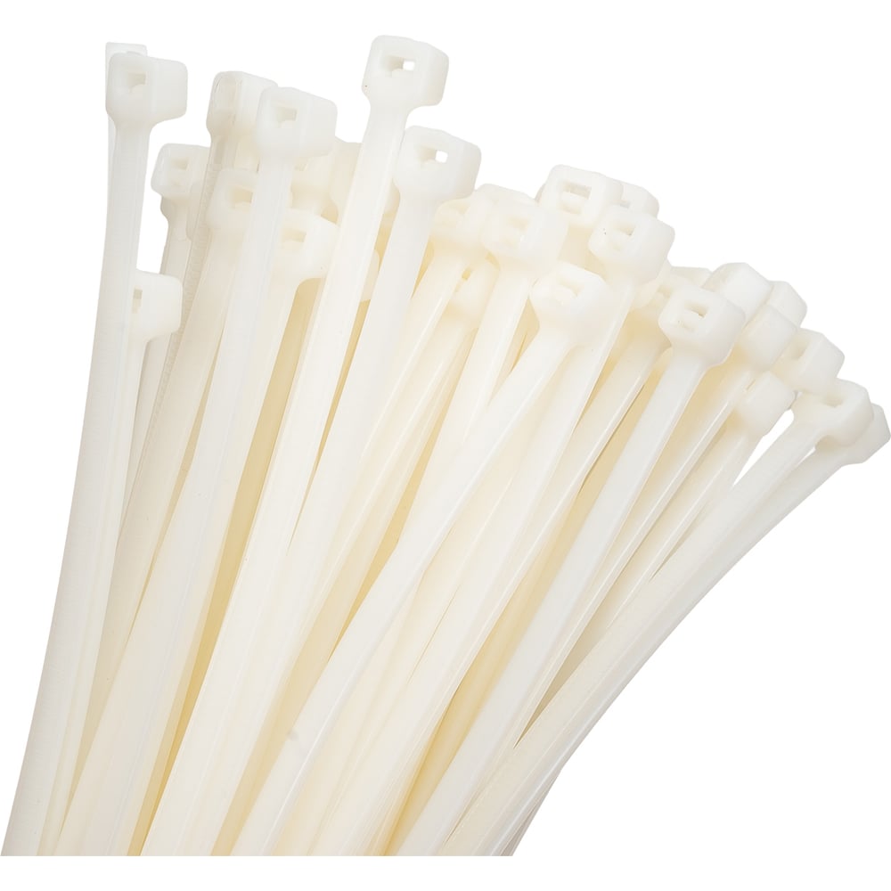 Изображение товара Кабельные стяжки стандартные LUXEL натурального цвета, 4.8x685мм, полиамид 6.6, упаковка 100 шт. LX-20034-S.W