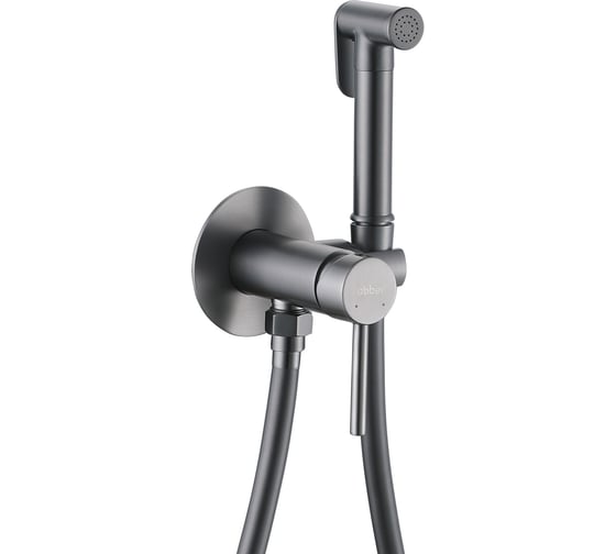 Изображение товара Смеситель ABBER Wasser Kreis с гигиеническим душем, никель AF8125NG