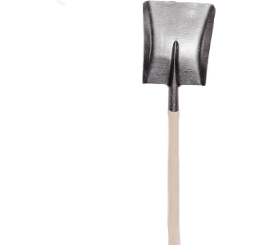 Изображение товара Лопата ООО Агростройлидер совковая универсальная рельсовая сталь с черенком в сборе САД-02.10.2