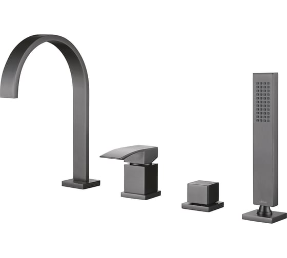 Изображение товара Смеситель на борт ванны ABBER Wasserfall никель AF8613NG