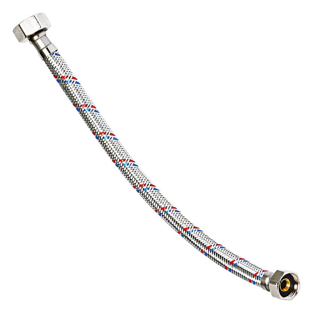 Изображение товара Гибкая подводка для воды Altstream BASE 3/8"х1/2" 2,5м с гайками для бытовых систем