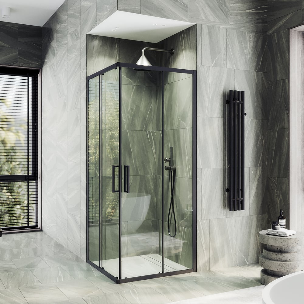 Изображение товара Душевой угол раздвижной Maybahglass 6мм прозрачное стекло