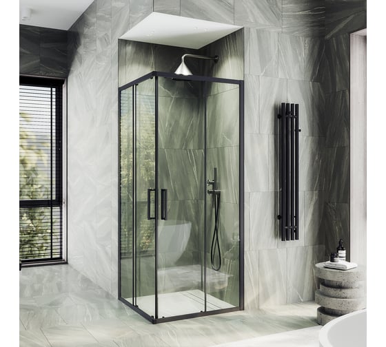 Изображение товара Душевой угол раздвижной Maybahglass 6мм, Стекло Бесцветное MGY-1323-6