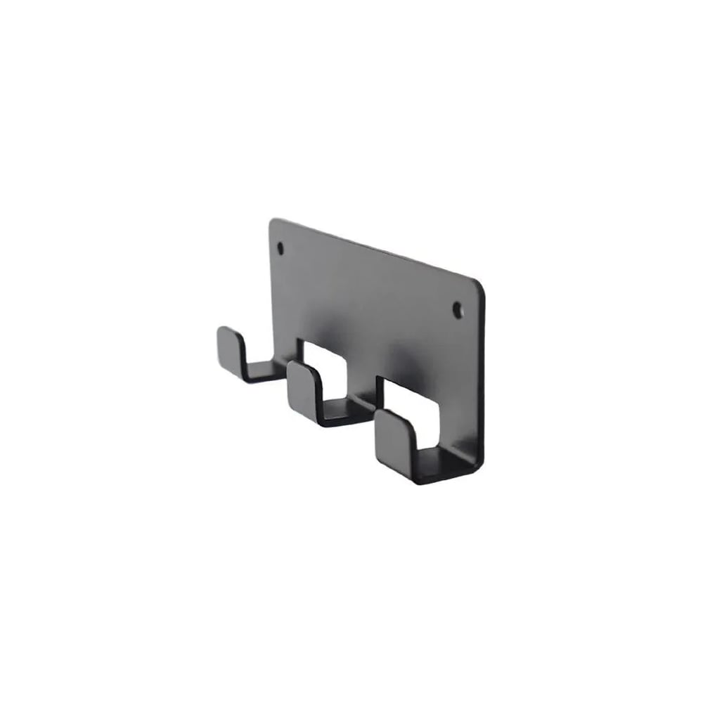 Изображение товара Крючок STARFIX Лофт Кр-3 черный матовый 3 рожка для интерьера