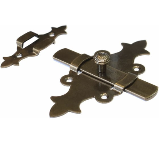 Изображение товара Задвижка дверная STARFIX 140 мм, Классика, бронз. металлик SMP-37092-1