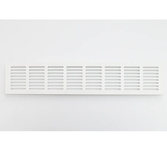 Изображение товара Решетка вентиляционная ООО Вентмаркет 500х30мм, металлическая врезная, антик белый VRZ50300A