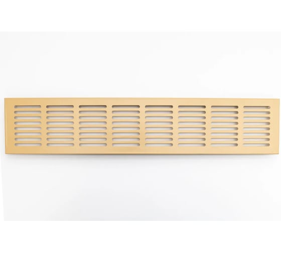Изображение товара Решетка вентиляционная ООО Вентмаркет 500х80мм, металлическая врезная, Натуральный дуб VRZ50080Natural oak