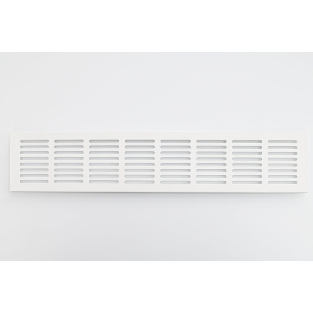 Изображение товара Металлическая вентиляционная решетка 80x300 мм белая Вентмаркет