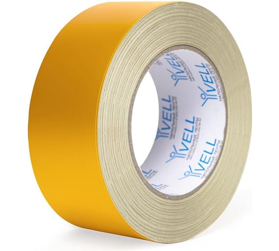 Изображение товара Светоотражающая лента Vell желтая, 50 мм х 50 м 1376467