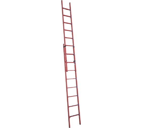 Изображение товара Приставная стеклопластиковая раздвижная диэлектрическая лестница Антиток ЛСПРД-5.0 Евро 413727