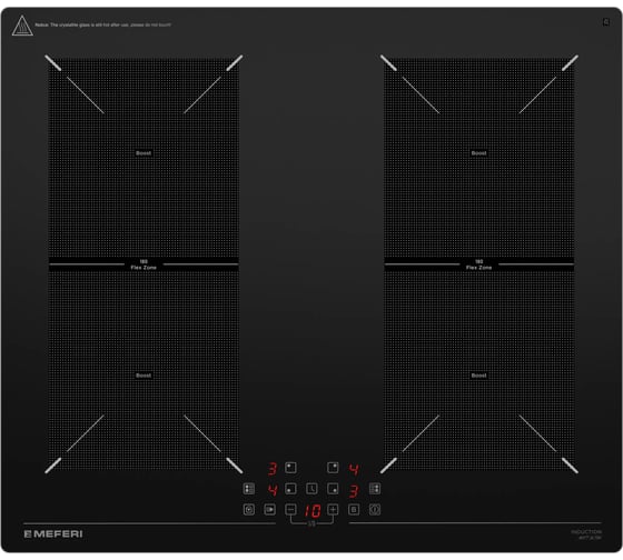 Изображение товара Индукционная варочная панель MEFERI MIH604BK MATT ULTRA матовое покрытие МФ-00000776