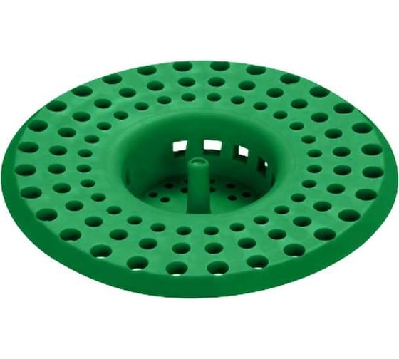 Изображение товара Ситечко для раковины, мойки СУПРИМПЛАСТ зеленое 1SDRM66_07H