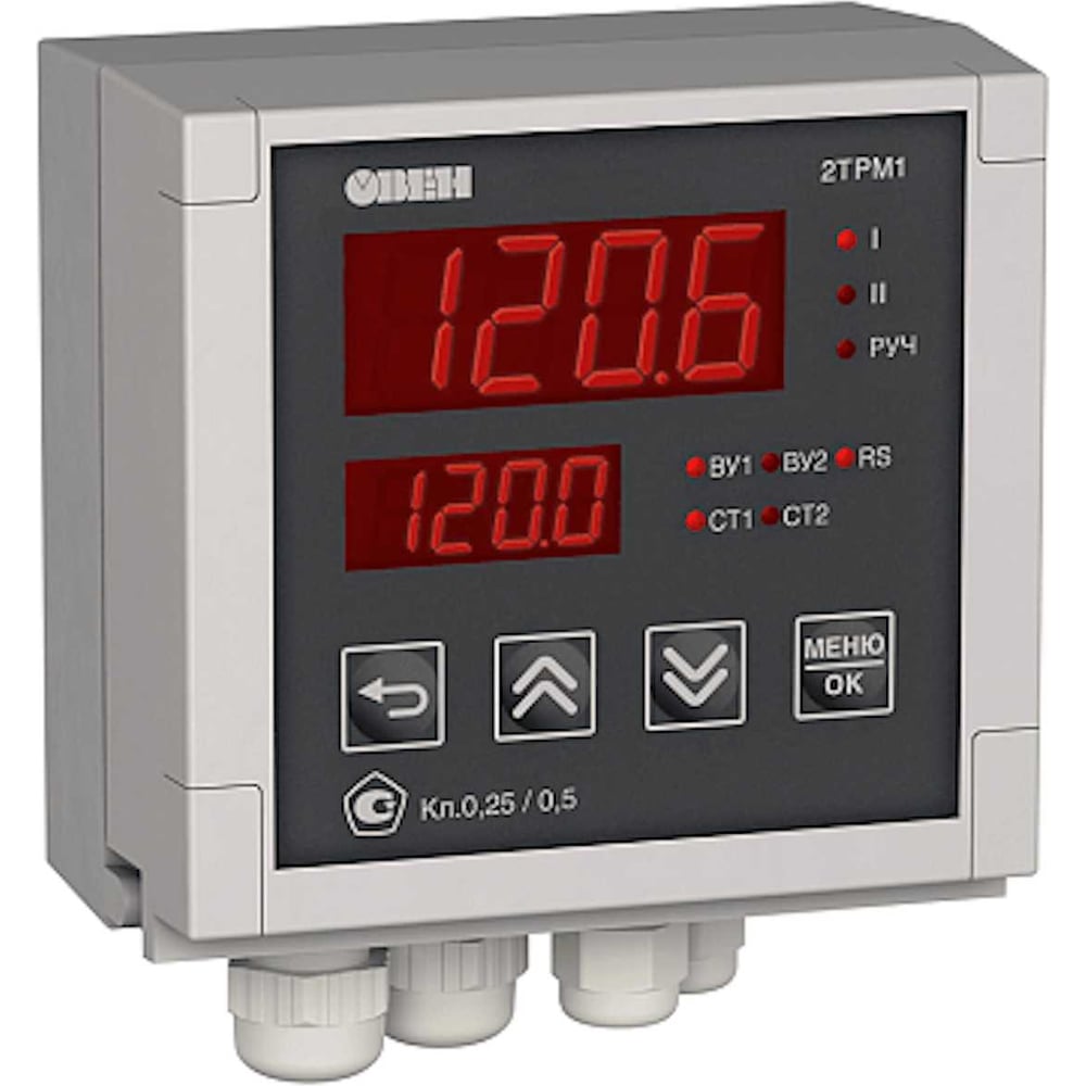 Изображение товара Измеритель-регулятор микропроцессорный ОВЕН ТРМ1-Н.У2.Р для автоматизации