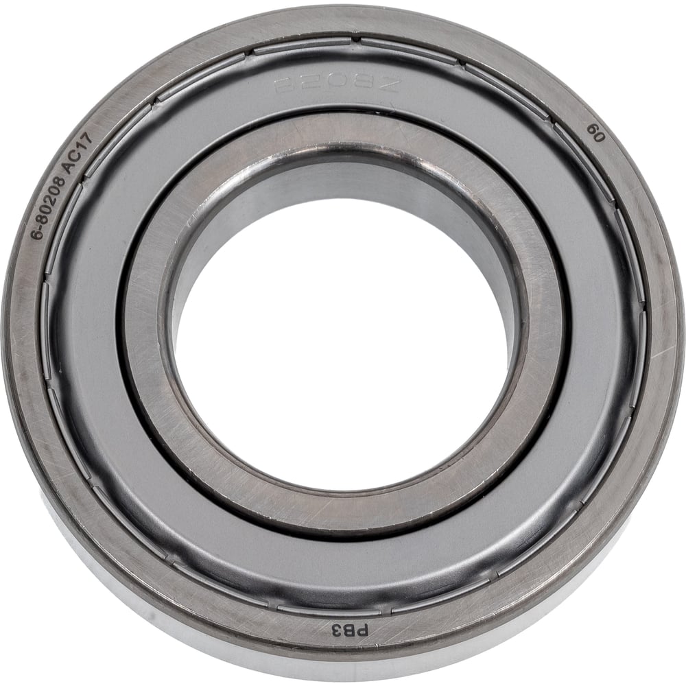 Изображение товара Подшипник РВЗ 6208 ZZ шариковый однорядный закрытый 80x80x18 мм