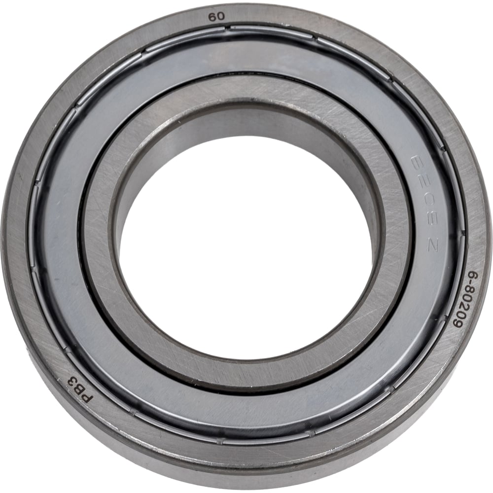 Изображение товара Подшипник радиальный шариковый 6209ZZ однорядный закрытый сталь 85х85х19 мм